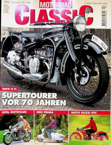Deckblatt Motorrad Classic (04/2001)